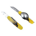 6 In 1 Multifunction Portable Folding Travel Cutlery Set Spoon Knife Fork